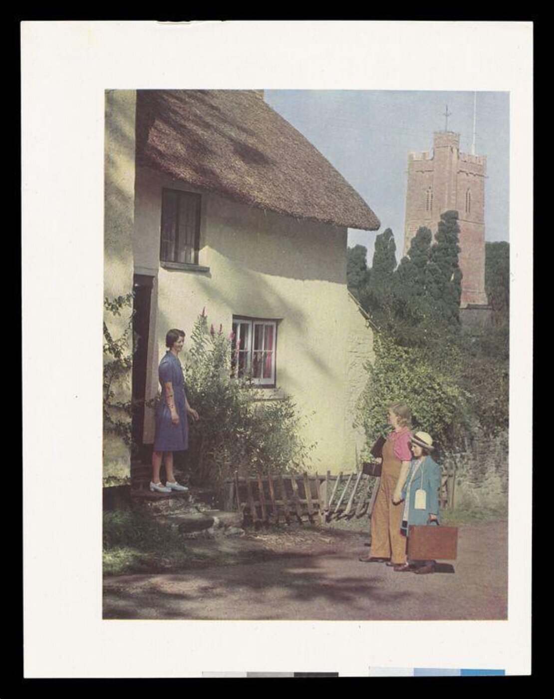 Hinde, John Wilfrid, An Evacuee Arrives at her New Temporary Home with the Billeting Officer