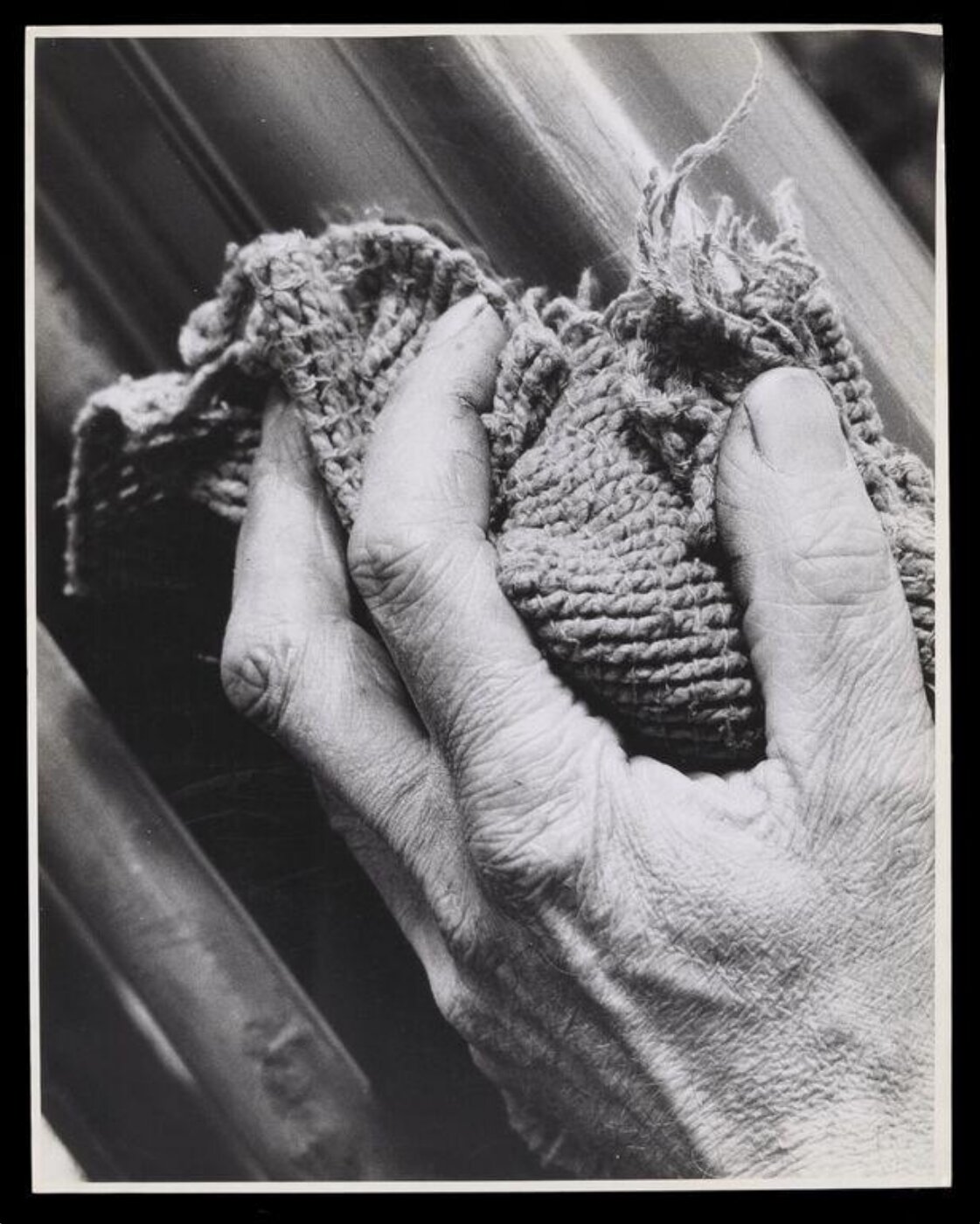 Jarvis, Don, Hand Holding Woven Cloth