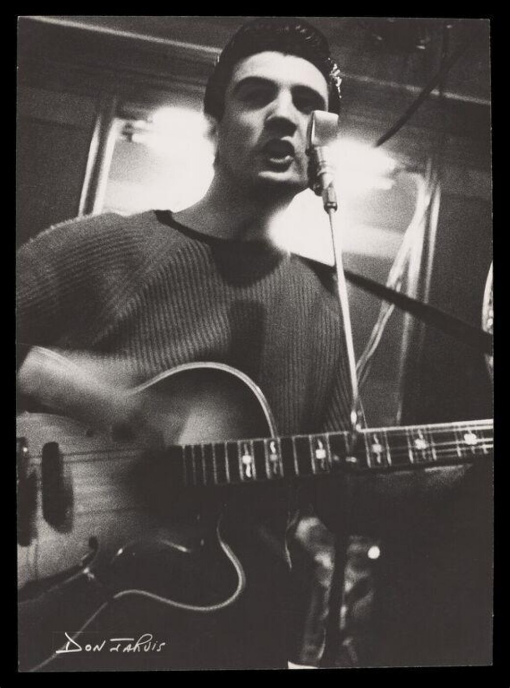 Jarvis, Don, A Singer Playing Guitar