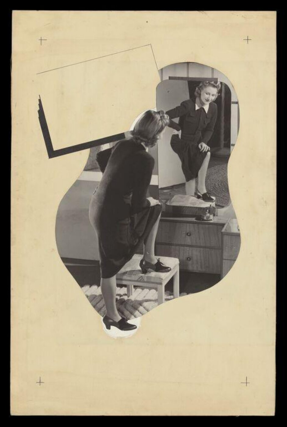 Hinde, John Wilfrid, Clarks Shoes Advertisement